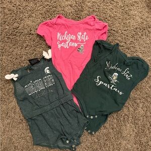 Michigan State Onesie Set